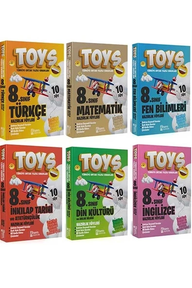 İsem Yayıncılık 8. Sınıf TOYS Tüm Dersler Soru Bankası Seti ürün görseli