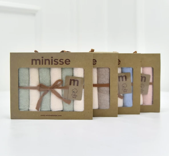 uğurböceğiçocuk 4825 6'lı Havlıu Bebek Mendil - 12