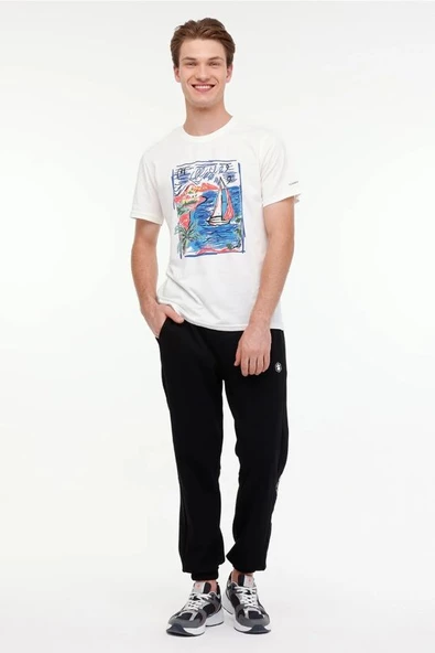 Lumberjack Ml Willy 4Fx Erkek Tişört Ekru 11DS1006 - Resim 3