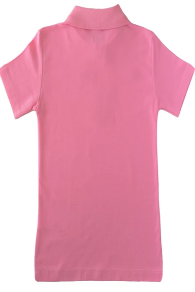 Kız Çocuk Okul Tarz %100 Pamuk T-Shirt - 5-17 Yaş AG003 - 12