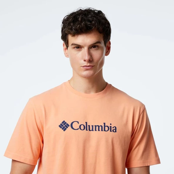 Columbia CSC Basic Big Logo Brushed Erkek Kısa Kollu T-Shirt CS0287-882 - Resim 4