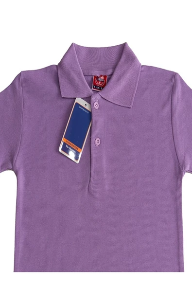 Kız Çocuk Okul Tarz %100 Pamuk T-Shirt - 5-17 Yaş AG003 - 8