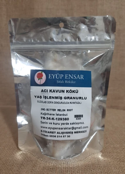 Eyüp Ensar ACI KAVUN KÖKÜ YAŞI GRANURLU 50 GR