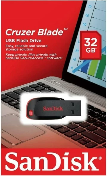 SANDISK SDCZ50-032G-B35 32GB USB CRUZER BLADE - 2