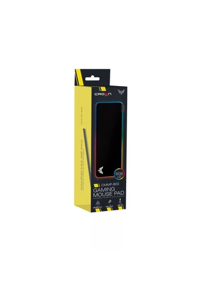 Crown Micro Cmmp-803 Gerçek Kauçuk,mikro Dokulu, 7 Rgb Modlu Mouse Pad - 4