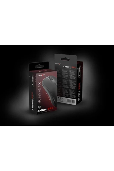 Crown Micro CMM-23 Usb Siyah 3d Optik Kablolu Mouse Sağ ve Sol El - 3