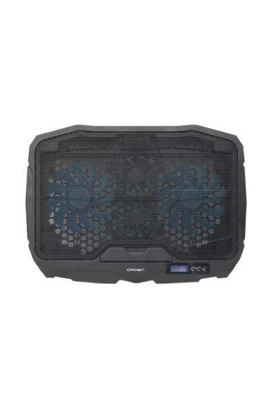 Crown Micro Cmls-01 Blue 4 Fanlı Led Aydınlatmalı Lcd Gösterge Panelli Notebook Soğutucu - 5