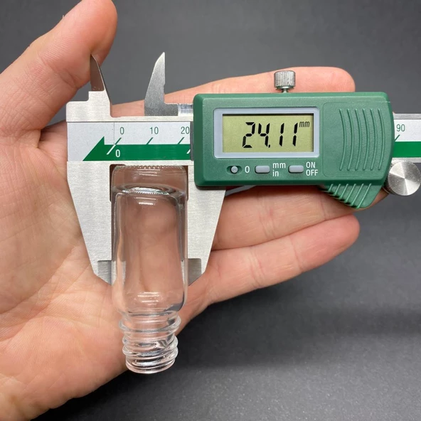 10Ml Beyaz Plastik Kapaklı Şeffaf Cam Damlalıklı Şişe ,  10 Cc Saydam Cam Damlalıklı Şişe x 6 Adet - Resim 4