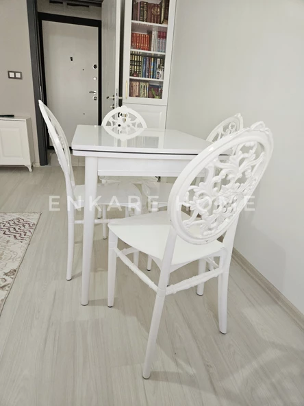 Enkare Küçük Mdf Masa Vegas Düğün Sandalyesi - 6
