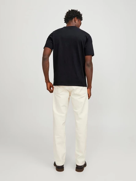 JACK JONES Erkek Baskılı Tişört 12249345 - Resim 3