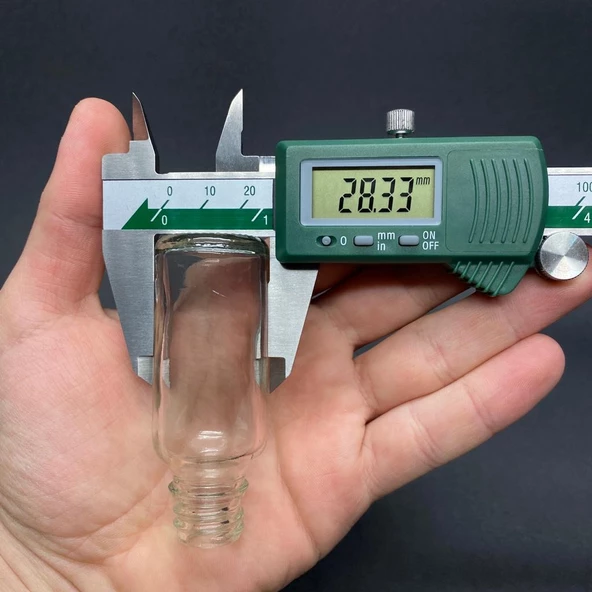 20Ml Beyaz Plastik Kapaklı Şeffaf Cam Damlalıklı Şişe ,  20 Cc Saydam Cam Damlalıklı Şişe x 6 Adet - Resim 4