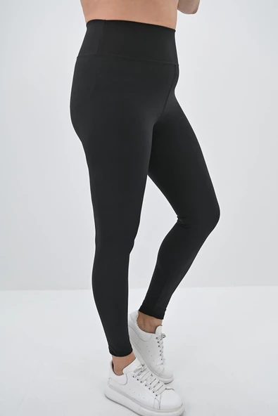 Kadın Büyük Beden Yüksek Bel Tayt 6271-24 - 4