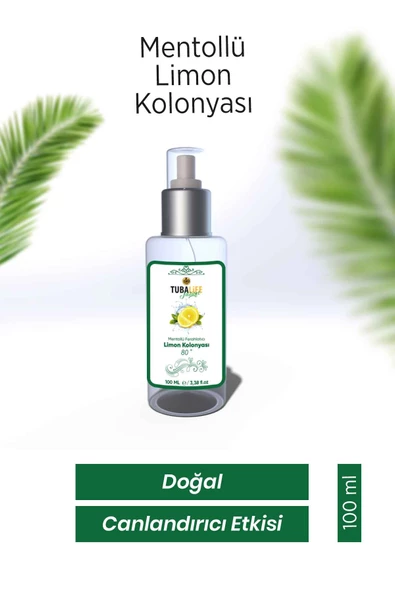 Tubalıfe Mentollü Ferahlatıcı Limon Kolonyası 100 ml