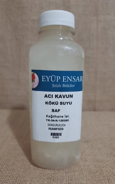 Eyüp Ensar ACI KAVUN KÖKÜ (YAŞ HALİ  TAZE  SAF SUYU)  500 GR