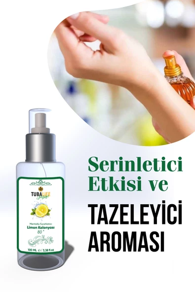 Tubalıfe Mentollü Ferahlatıcı Limon Kolonyası 100 ml - 2