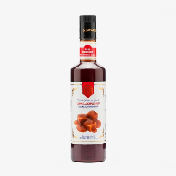 Nish Karamel Aromalı Şurup 700 ML-P