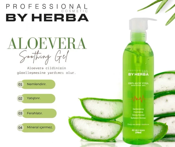 By Herba Aloe Vera Yatıştırıcı Jel 250 ml - 2
