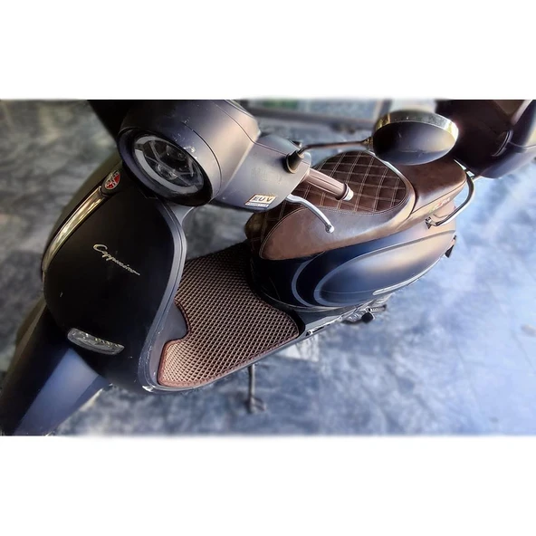 Bod Küba Brillant Motor 3D Havuzlu Paspas Kahve