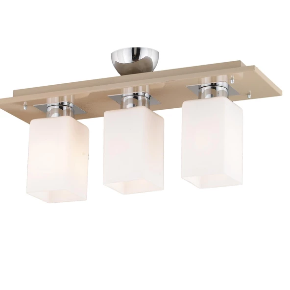 Apliqa Atlas 3 Lü Sıralı Kahve Modern Genç Odası Mutfak- Banyo Mutfak Salon Spot Avize - 3