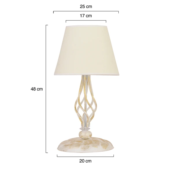 Lupin Beyaz Şapkalı Beyaz Masa Lambası Modern Tasarım Salon-Yatak Odası Abajur - Resim 10