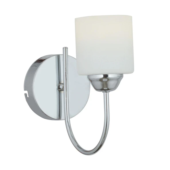 Esila Krom Kaplamalı Duvar Lambası Yatak Odası-Yatak Başı-Banyo İçin Modern Aplik - Resim 4