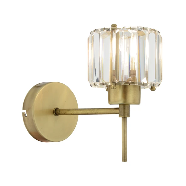 Sadem Eskitme Kristal Taşlı Duvar Lambası Yatak Odası-Yatak Başı-Salon için Aplik - Resim 6