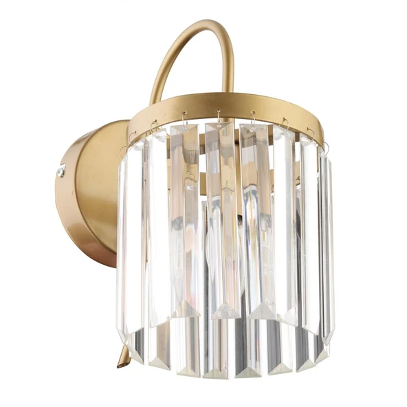 Rachel Eskitme Kristal Taşlı Duvar Lambası Yatak Odası-Yatak Başı-Salon için Aplik - Resim 9