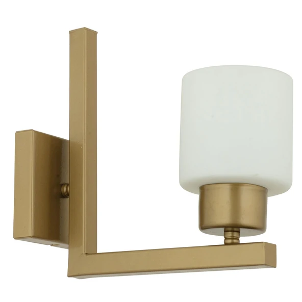 Torqu Eskitme Boyalı Beyaz Camlı Duvar Lambası Yatak Odası-Yatak Başı-Banyo İçin Modern Aplik - Resim 8