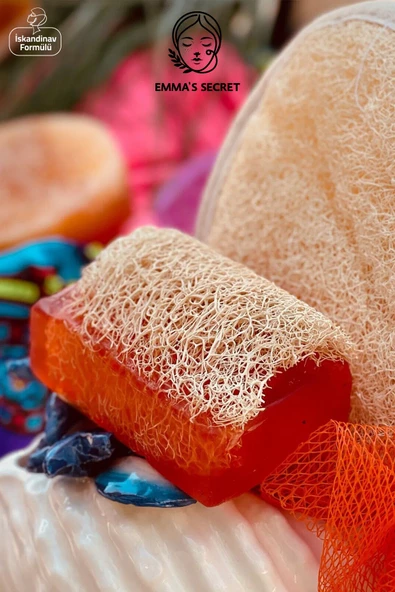 MMA'S SECRET Doğal Kabak Lifli Gül Sabunu - İskandinav formülü 125 gr - 4