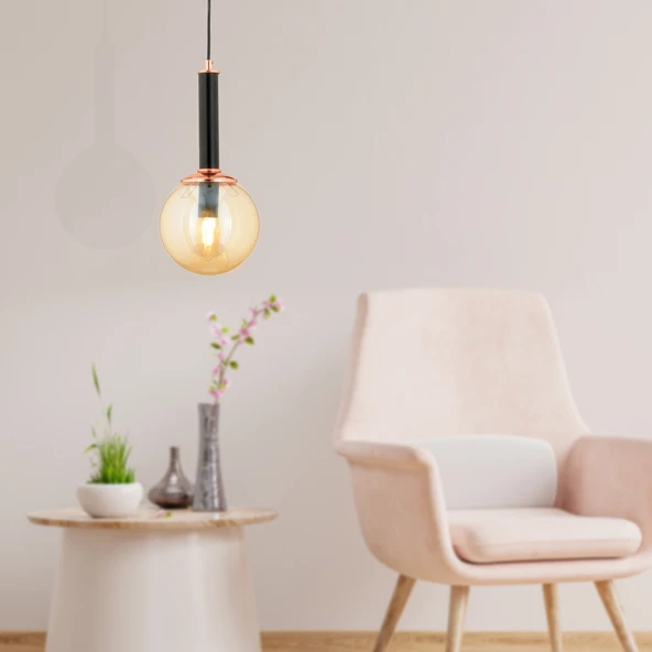 Apliqa Erna Tekli Sarkıt Modern Retro Sarkıt Mutfak Salon Sarkıt Avize - 2