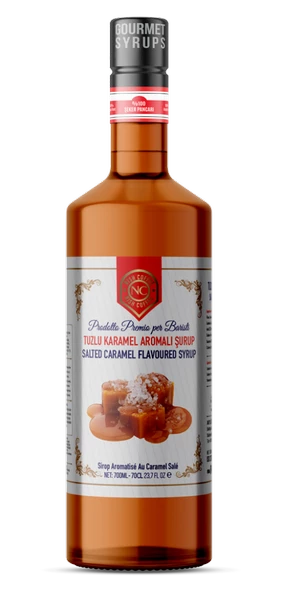 Nish Tuzlu Karamel Aromalı Şurup 700 ML-P