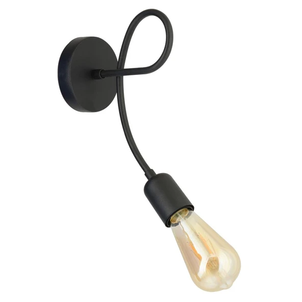 Alegra Siyah Yatak Odası-Yatak başı,Cafe,Restoran için Duvar Lambası Modern Retro Aplik - Resim 10