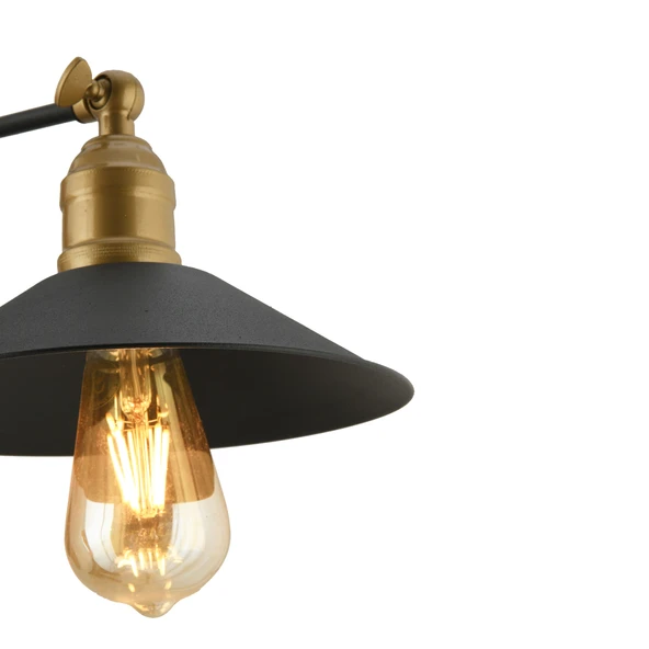 Peyma Siyah Yatak Odası-Yatak başı,Cafe,Restoran için Duvar Lambası Modern Retro Aplik - Resim 5