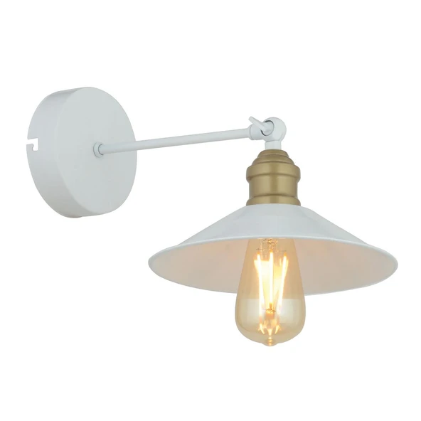 Yekta Beyaz Duvar Lambası Yatak Odası-Yatak Başı-Banyo İçin Modern Aplik - Resim 3