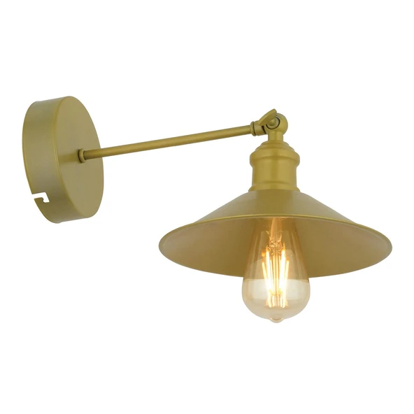 Yekta Gold Duvar Lambası Yatak Odası-Yatak Başı-Banyo İçin Modern Aplik - Resim 4