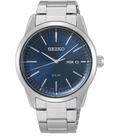 Seiko SNE525P1 Quartz Çelik Gri Lacivert Kadran 10 ATM 40 mm Erkek Kol Saati