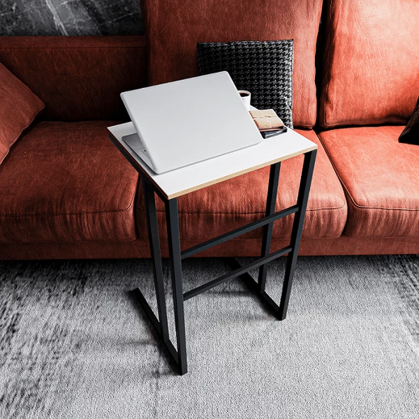 Eportatif Bilgisayar Sehpası Laptop Masası Notebook Standı Beyaz 1409 - 2