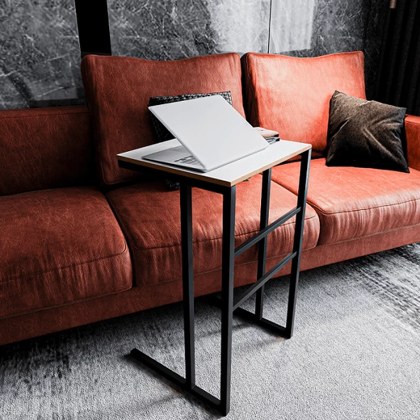 Eportatif Bilgisayar Sehpası Laptop Masası Notebook Standı Beyaz 1409