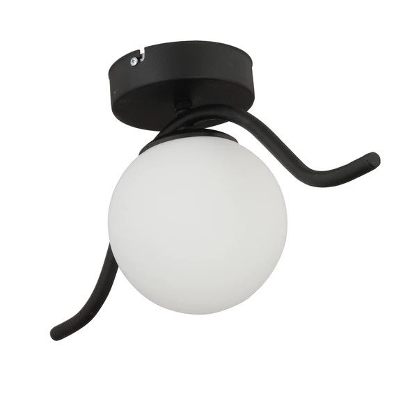 Apliqa Zeyna Siyah Tekli Plafonyer Modern Mutfak Retro Salon Avize - Resim 5