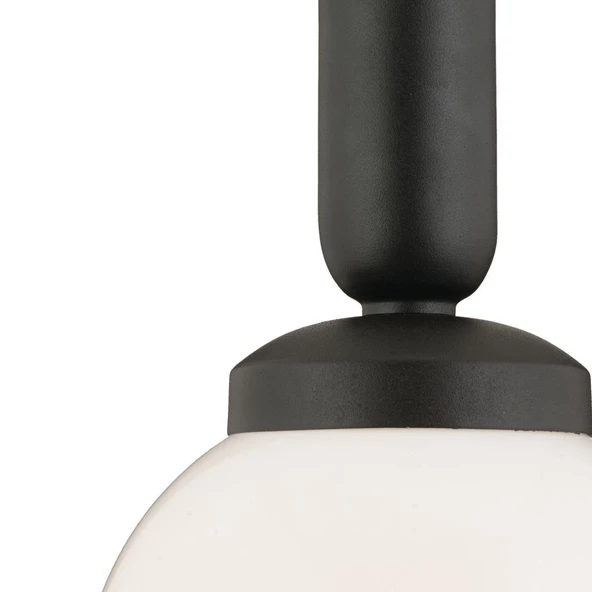 Arlo Tekli Siyah Modern Sarkıt Top Avize Mutfak Salon Sarkıt Avize - Resim 5