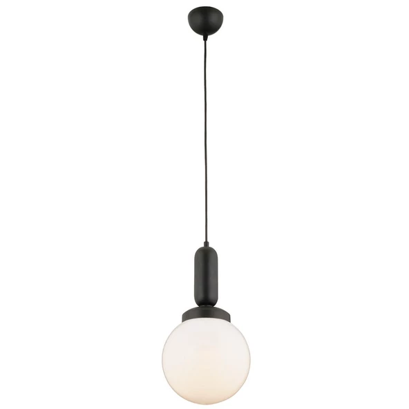 Apliqa Arlo Tekli Siyah Modern Sarkıt Top Avize Mutfak Salon Sarkıt Avize