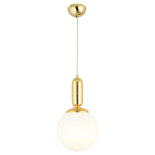 Apliqa Arlo Tekli Gold Sarkıt Modern Sarkıt Top Avize Mutfak Salon Sarkıt Avize - 4