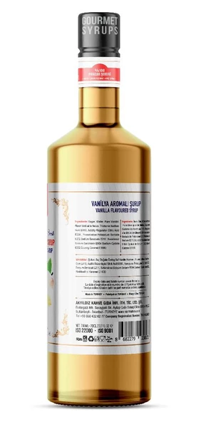 Nish Vanilya Aromalı Şurup 700 ML-P - 2