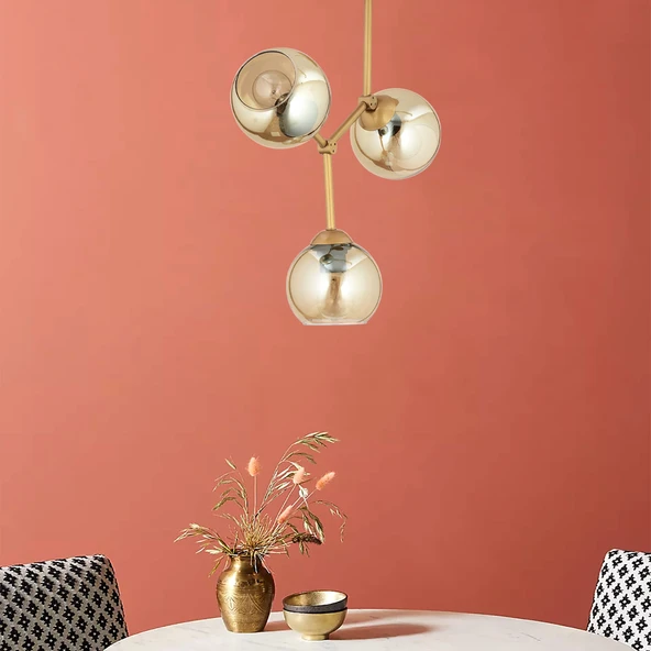 Liva 3Lü Eskitme Boyalı Modern Genç Odası MutfakSalon Avize ürün görseli 1