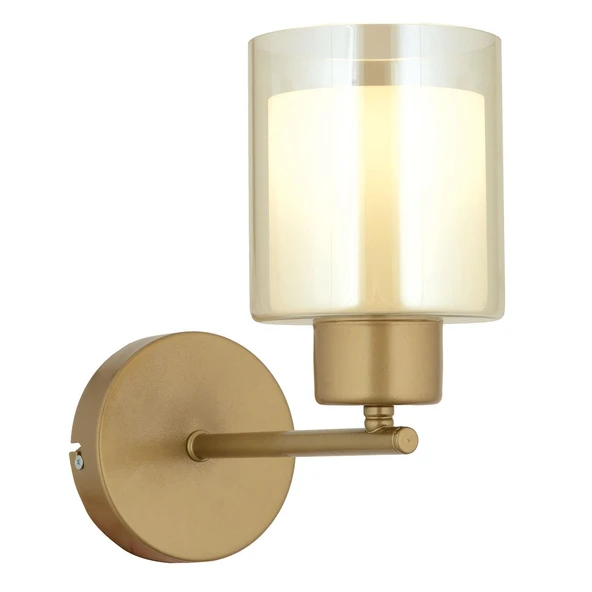 Lima Eskitme Bal Çift Cam Duvar Lambası Yatak Odası-Yatak Başı-Banyo İçin Modern Aplik ürün görseli 1