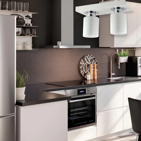 Apliqa Kiaria İkili Modern Plafonyer Genç Odası MutfakYatak Odası Avize - Resim 9