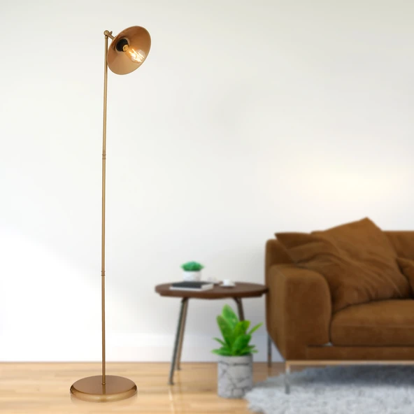 Viola Eskitme Dekoratif Tasarım Retro Modern Metal Lambader ürün görseli 1