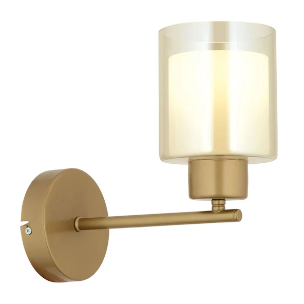 Lima Eskitme Bal Çift Cam Duvar Lambası Yatak Odası-Yatak Başı-Banyo İçin Modern Aplik - Resim 6