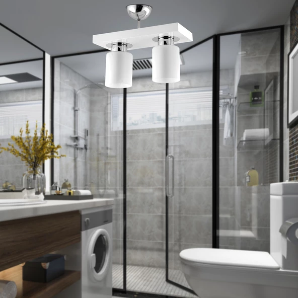 Apliqa Kiaria İkili Modern Plafonyer Genç Odası MutfakYatak Odası Avize - Resim 5