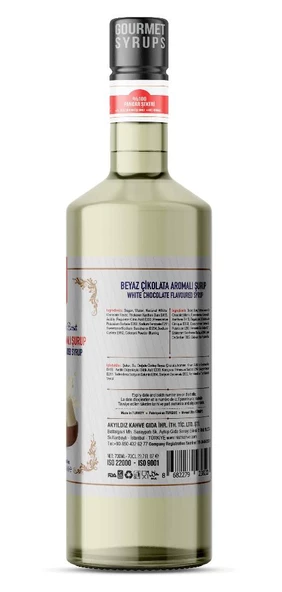 Nish Beyaz Çikolata Aromalı Şurup 700 ML-P - 2